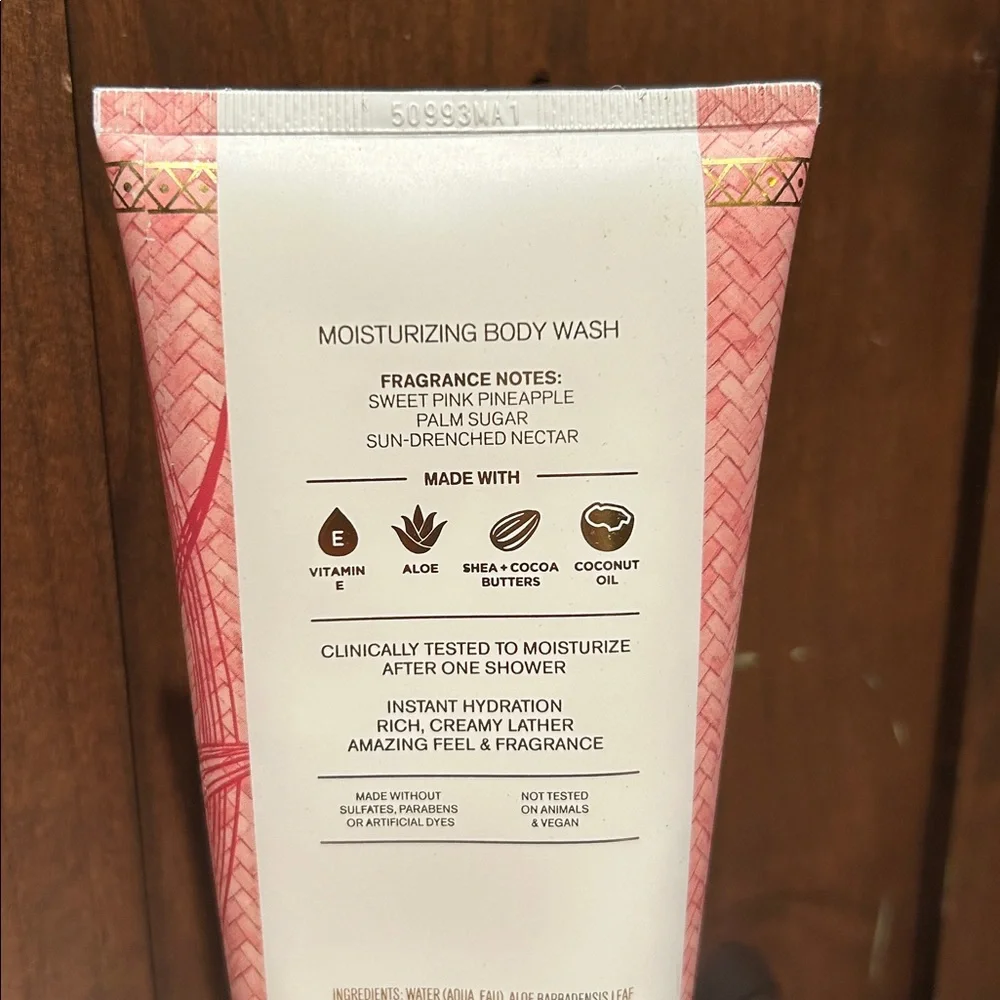 Bath & Body Works Pink Pineapple Sunrise Moisturizing Body Wash 10 fl oz NEW